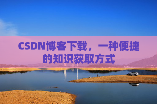 CSDN博客下载，一种便捷的知识获取方式